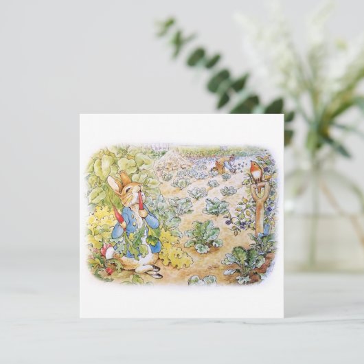 Peter the Rabbit Kaart (Staand voorkant)
