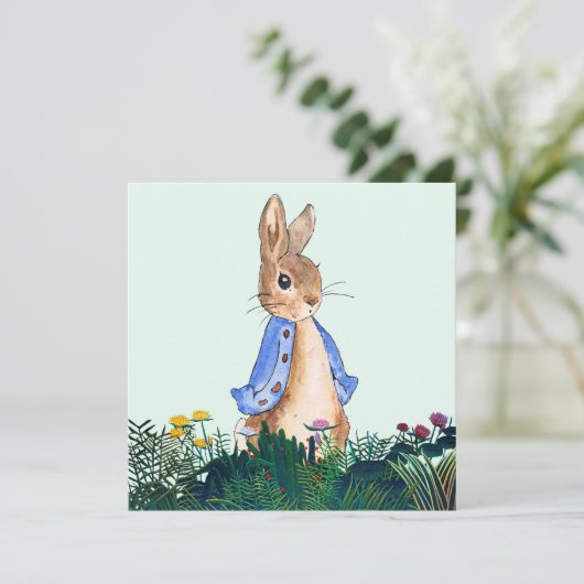 Peter the Rabbit Kaart (Staand voorkant)