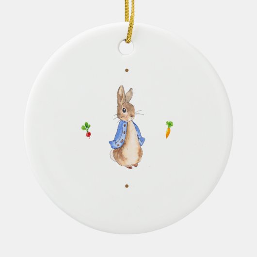 Peter the Rabbit Keramisch Ornament (Voorkant)