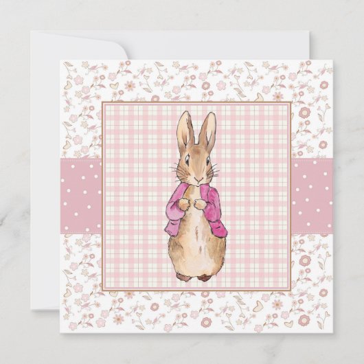 Peter the Rabbit Pink jack jack jack jack jack jac Kaart (Voorkant)