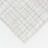 Peter the Rabbit Pink Jacket Grey Linen Fleece Deken (Hoek)