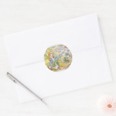 Peter the Rabbit Ronde Sticker (Envelop)