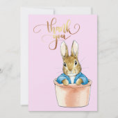 Peter the Rabbit Sitting in a Pot Bedankkaart (Voorkant)