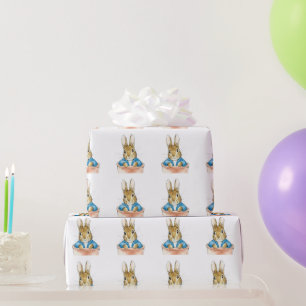 Peter the Rabbit Sitting in a Pot Paper Bord Cadeaupapier