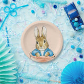 Peter the Rabbit Sitting in a Pot Papieren Bordje (Feest)