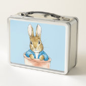 Peter the Rabbit Sitting in Pot Plant (Achterkant)