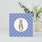 Peter the rabbit Thank you Bedankkaart (Staand voorkant)