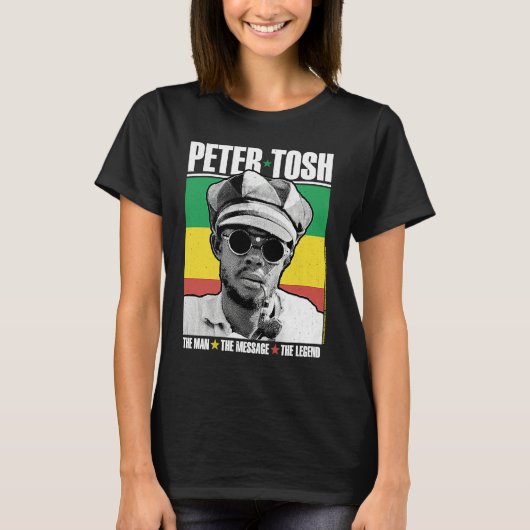 Peter Tosh zonnebril T-shirt (Voorkant)