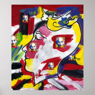 Peter van Max het Poster van het het tattoogezicht