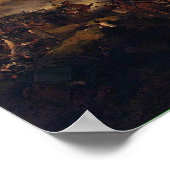 Peter von Hess - De slag om Borodino Poster (Hoek)