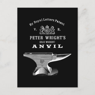  Peter Wright Anvil Blacksmithing Briefkaart