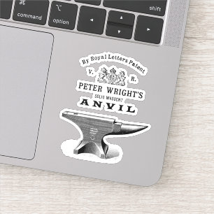 Peter Wright Anvil Blacksmithing Sticker