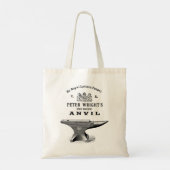 Peter Wright Anvil Blacksmithing Tote Bag (Achterkant)