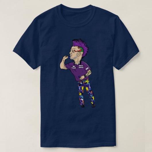 Peter wright tekening t-shirt (Design voorkant)