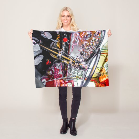 Peterbilt 359 dash fleece deken (In situ)