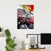 Peterbilt 359 dash poster (Thuiskantoor)