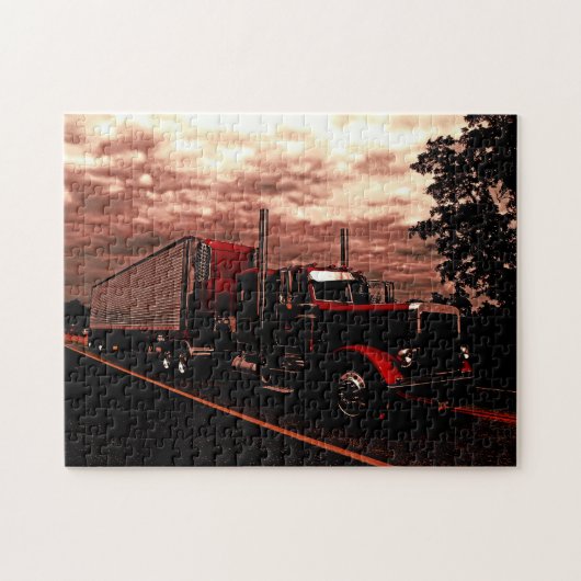 Peterbilt 379 de M Horning éditent le puzzle (Horizontal)