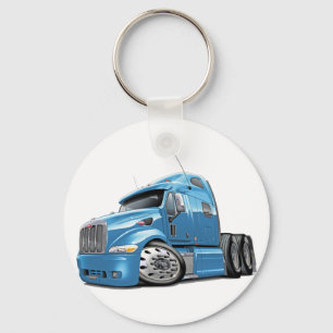 Peterbilt Lt Blue Truck Sleutelhanger