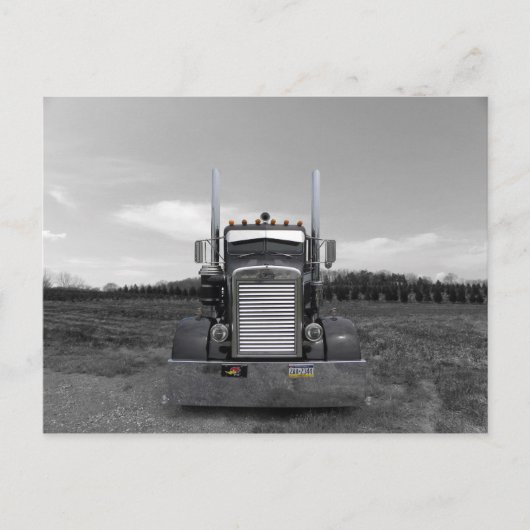 Peterbilt Needle Nose b/w Briefkaart (Voorkant)