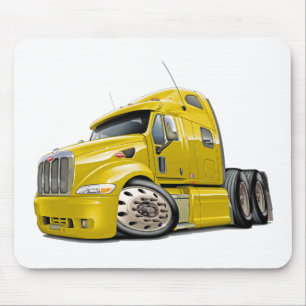 Peterbilt Yellow Truck Muismat