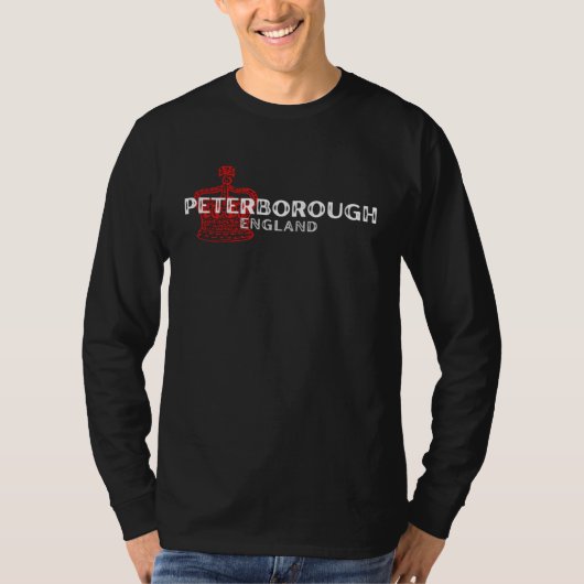 PETERBOROUGH England Crown Badge T-shirt (Voorkant)