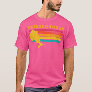 Peterborough Ontario Canada Vintage Versleten Souv T-shirt