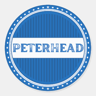 Peterhead City Pride Emblem – Schotse identiteit Ronde Sticker