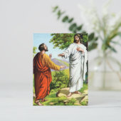 Peter's bekentenis briefkaart (Staand voorkant)