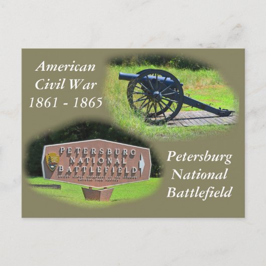 Petersberg National Battlefield Briefkaart (Voorkant)