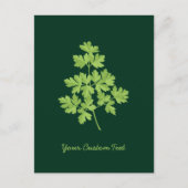 peterselie briefkaart (Voorkant)