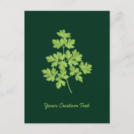 peterselie briefkaart (Voorkant)