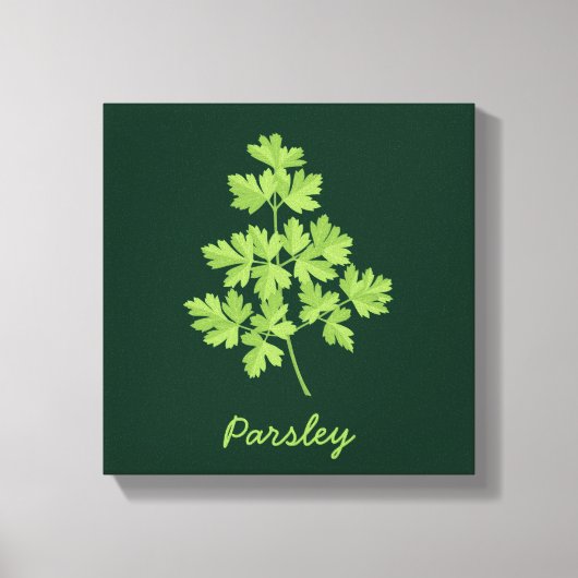 peterselie canvas afdruk (Voorkant)