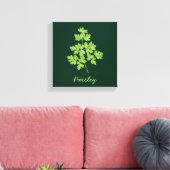 Peterselie Canvas Afdruk (Insitu (Woonkamer))