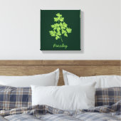 Peterselie Canvas Afdruk (Insitu (Slaapkamer))