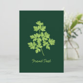 peterselie kaart (Staand voorkant)