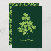 peterselie kaart (Voorkant / Achterkant)