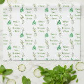 Peterselie Sage Rosemary Thyme Herbal Design Theedoek (Gevouwen)