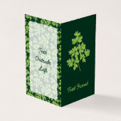 Peterselie verticaal visitekaartjes (Buitenkant)