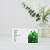 peterselie visitekaartje (Staand voorkant)