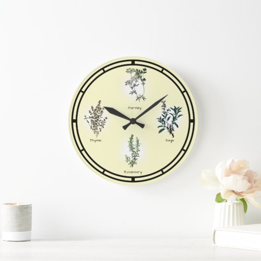 Petersely Sage Rosemary & Thyme Herbs Grote Klok (Huis)