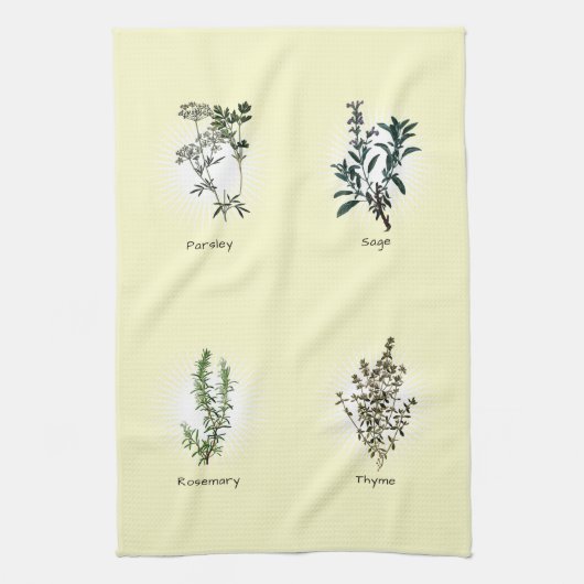Petersely Sage Rosemary & Thyme Herbs Theedoek (Verticaal)
