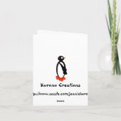 Peteycard Design, Missing You! Kaart (Achterkant)