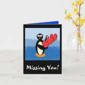 Peteycard Design, Missing You! Kaart (Gele Bloem)