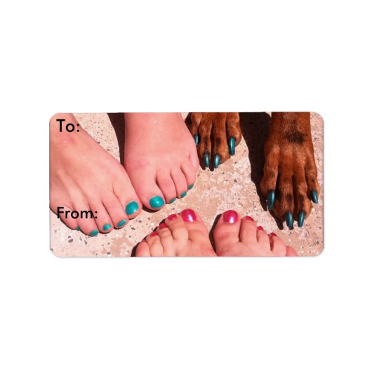 Peticure - Pedicure Spa Day Etiket (Voorkant)