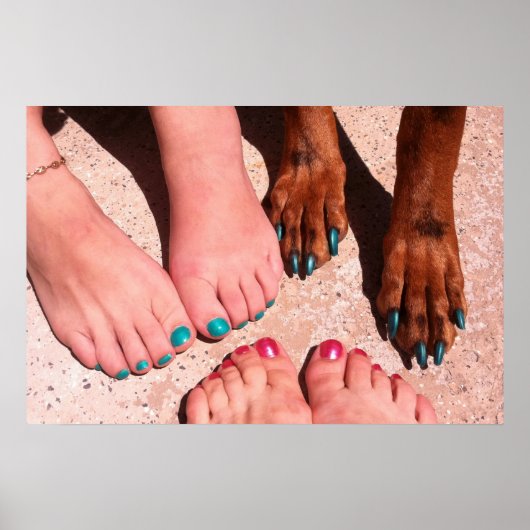 Peticure - Pedicure Spa Day Poster (Voorkant)