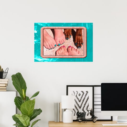 Peticure - Pedicure Spa Day Poster (Thuiskantoor)