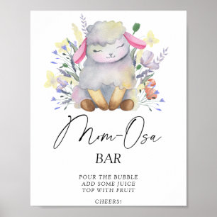 Petit agneau - Mon-osa bar Poster