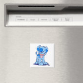 Petit aimant bleu chiot (In Situ (Lave-vaisselle))