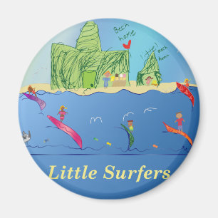 Petit aimant de surfers