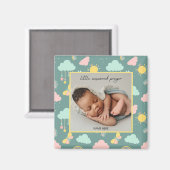 Petit aimant photo de prière réponse (Recto/Verso)